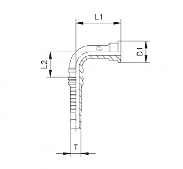 Фл. 1.1/2"6000/90-24 int (63,5) DN38 (C)