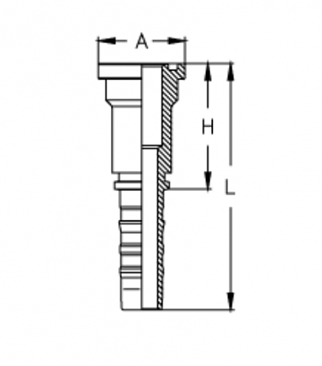 Фл. 2" 6000/0-24 (79,4) CS DN38