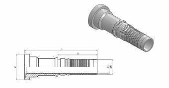 Фл. 1"6000/0-16 int (47,7) Cat DN25