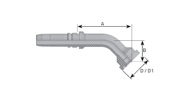 Фл. 3/4"6000/45-16 int (41,3) DN25